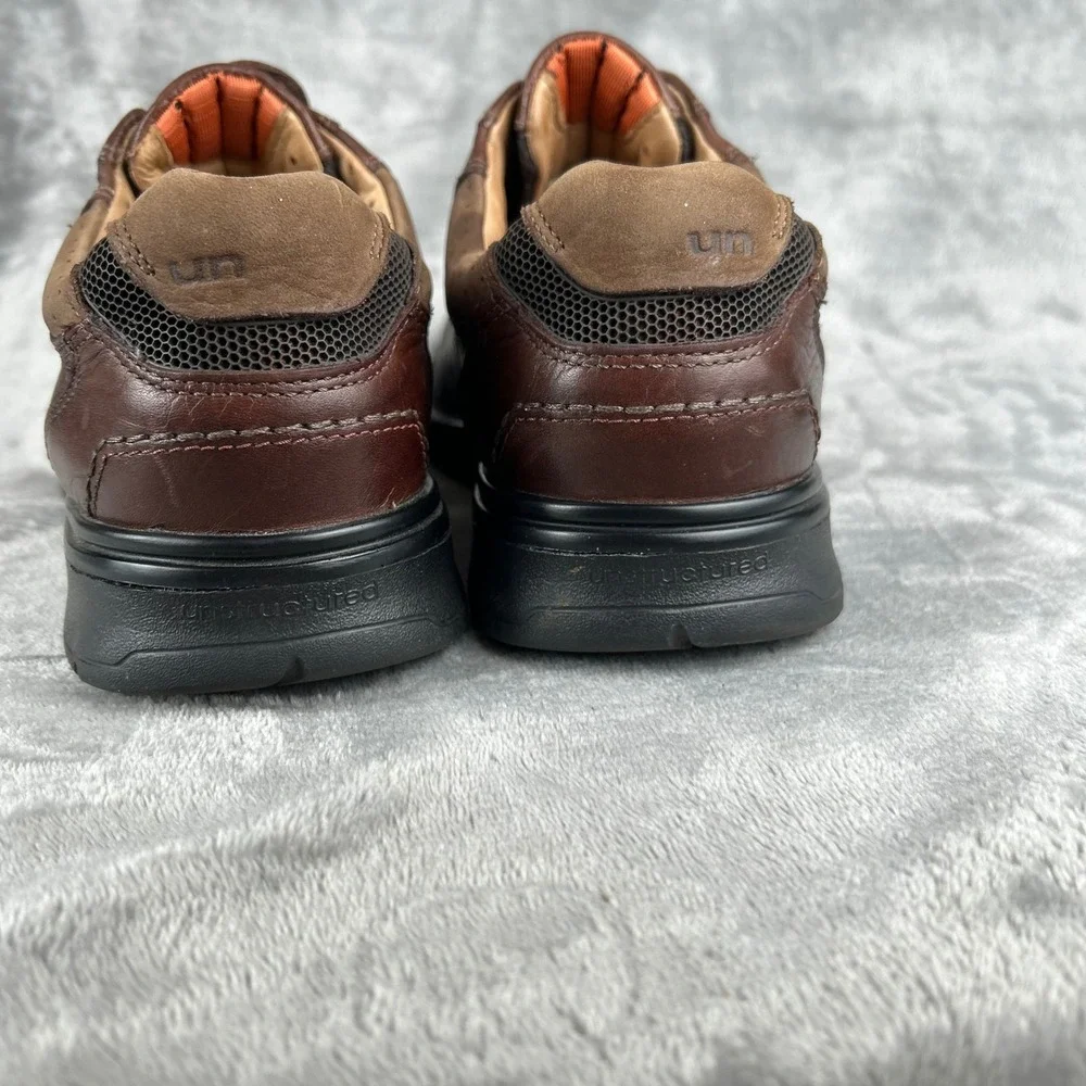 Clarks Unstructured Un.Laredo Brown Leather Lace Up Shoes Mens 10.5 M 85012